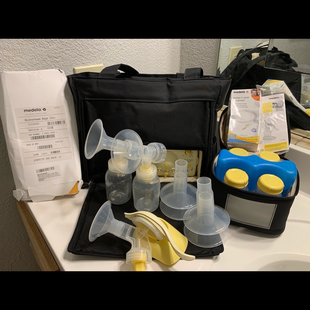 Modela pump with accessories